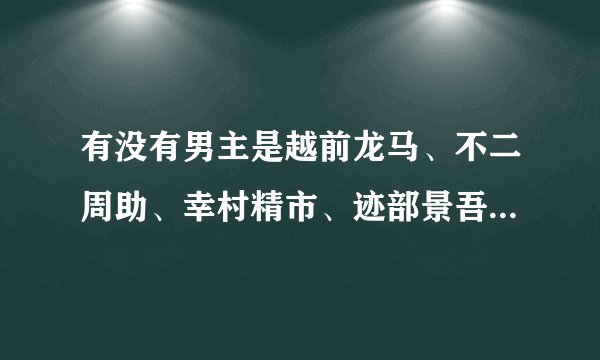 有没有男主是越前龙马、不二周助、幸村精市、迹部景吾的完结bg文，越