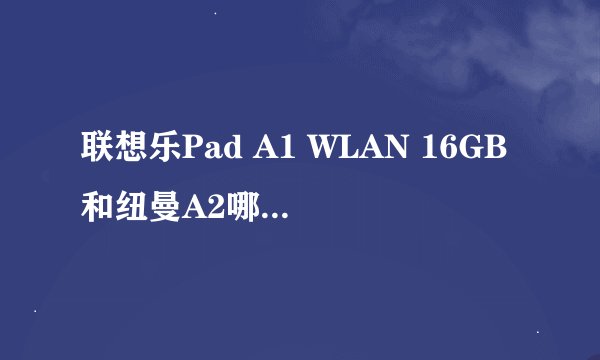 联想乐Pad A1 WLAN 16GB和纽曼A2哪个好用一点