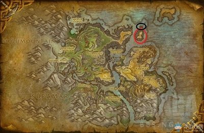 魔兽世界的风暴海湾的守卫岩在哪