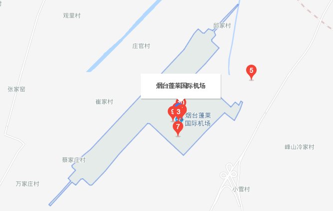 烟台飞机场在哪个区？