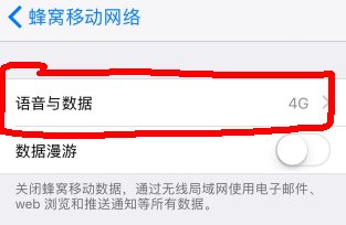 苹果4蜂窝移动网络怎么设置？