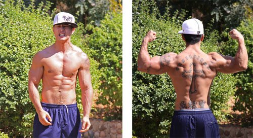 刘承俊后背纹身高清大图