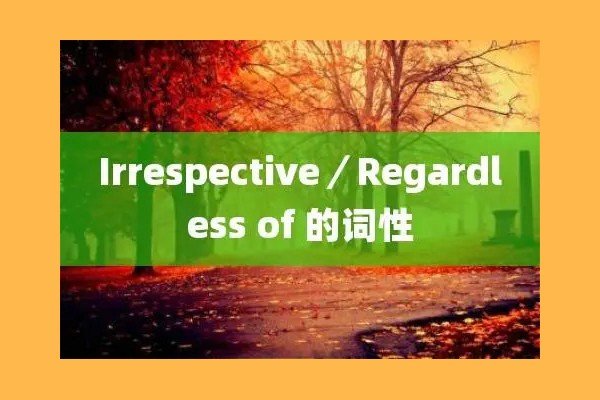regardless of什么意思