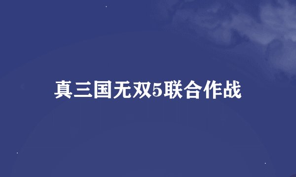 真三国无双5联合作战