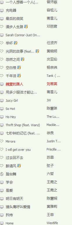 不知道听什么歌了,推荐一些你们喜欢的歌曲吧!