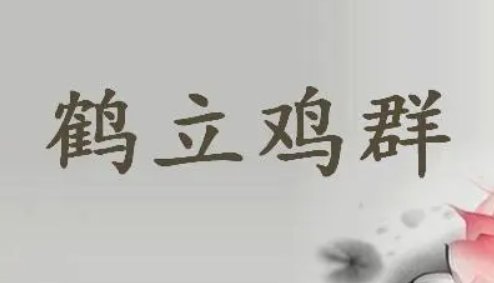 鹤立鸡群的意思