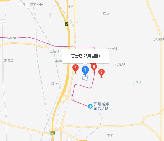 郑州的富士康在具体位置在哪里？