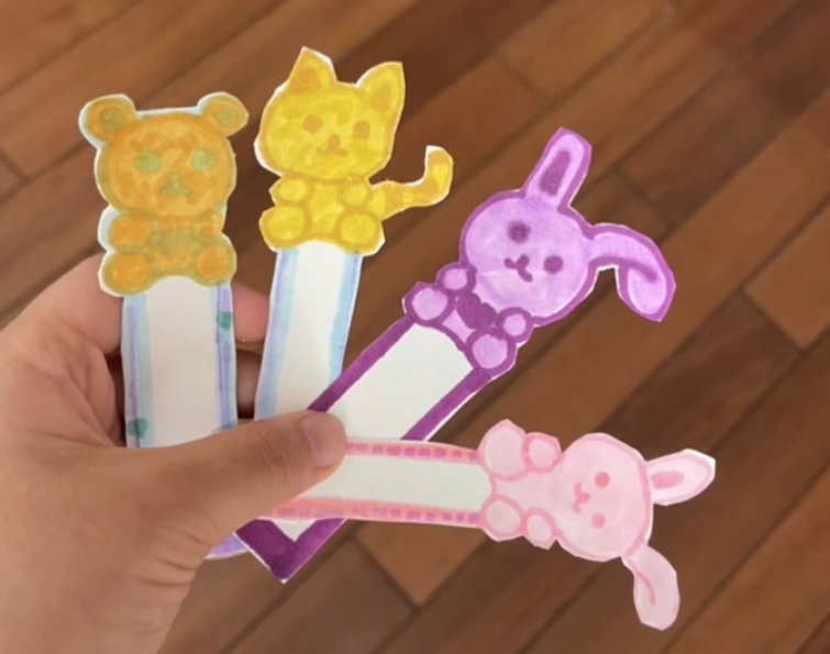 迷你果冻小书签教程