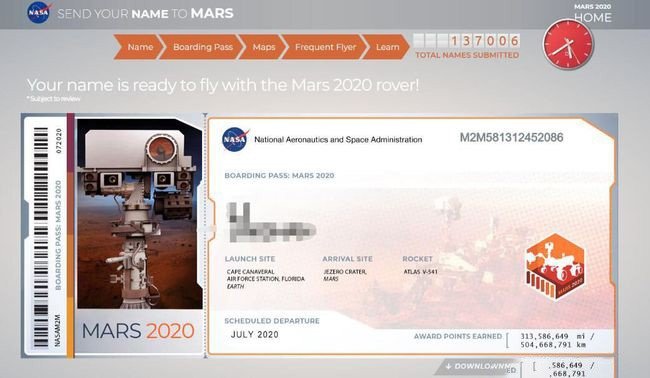 nasa火星船票什么时候截止?