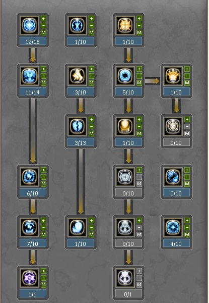 求龙之谷十字军刷图的加点~ 我是45级的贫民十字，还没加点~直接上图！谢啦！