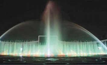 彩虹喷泉的原理