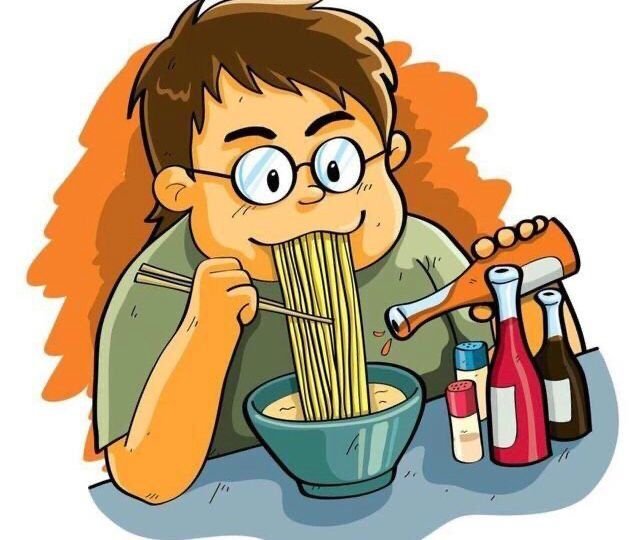 日本一位小哥因为用鼻子吸面条而走红网络，这样吃东西会对身体有害吗？