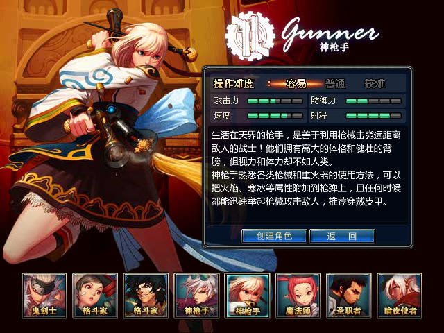 传动dnf终极版无敌版的人物技能选择