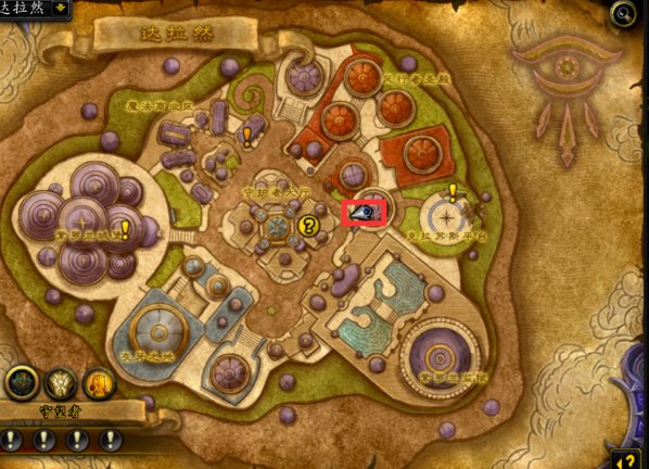 魔兽法师远古传送门达拉然技能在哪里