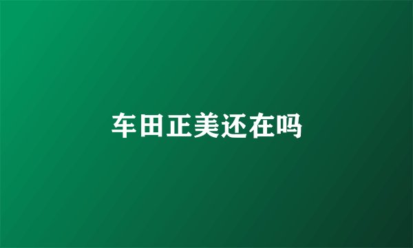车田正美还在吗