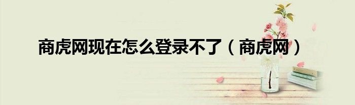 商虎网现在怎么登录不了商虎网