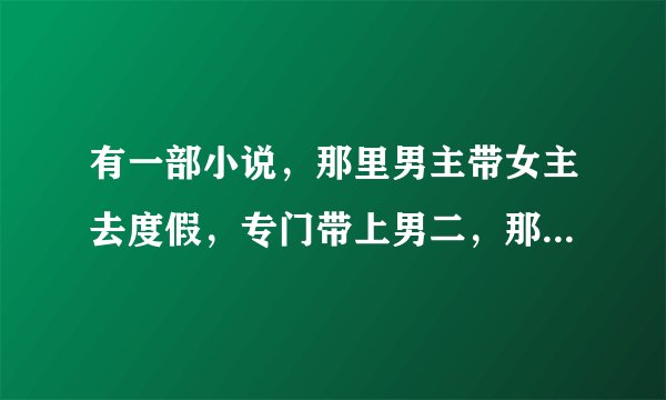有一部小说，那里男主带女主去度假，专门带上男二，那是男二下半身不遂，男主当着男二的面上了女主