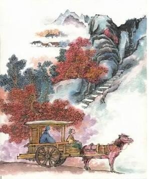 停车坐爱枫林晚霜叶红于二月花的全诗