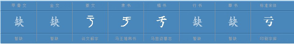 亏用部首查字法怎么查