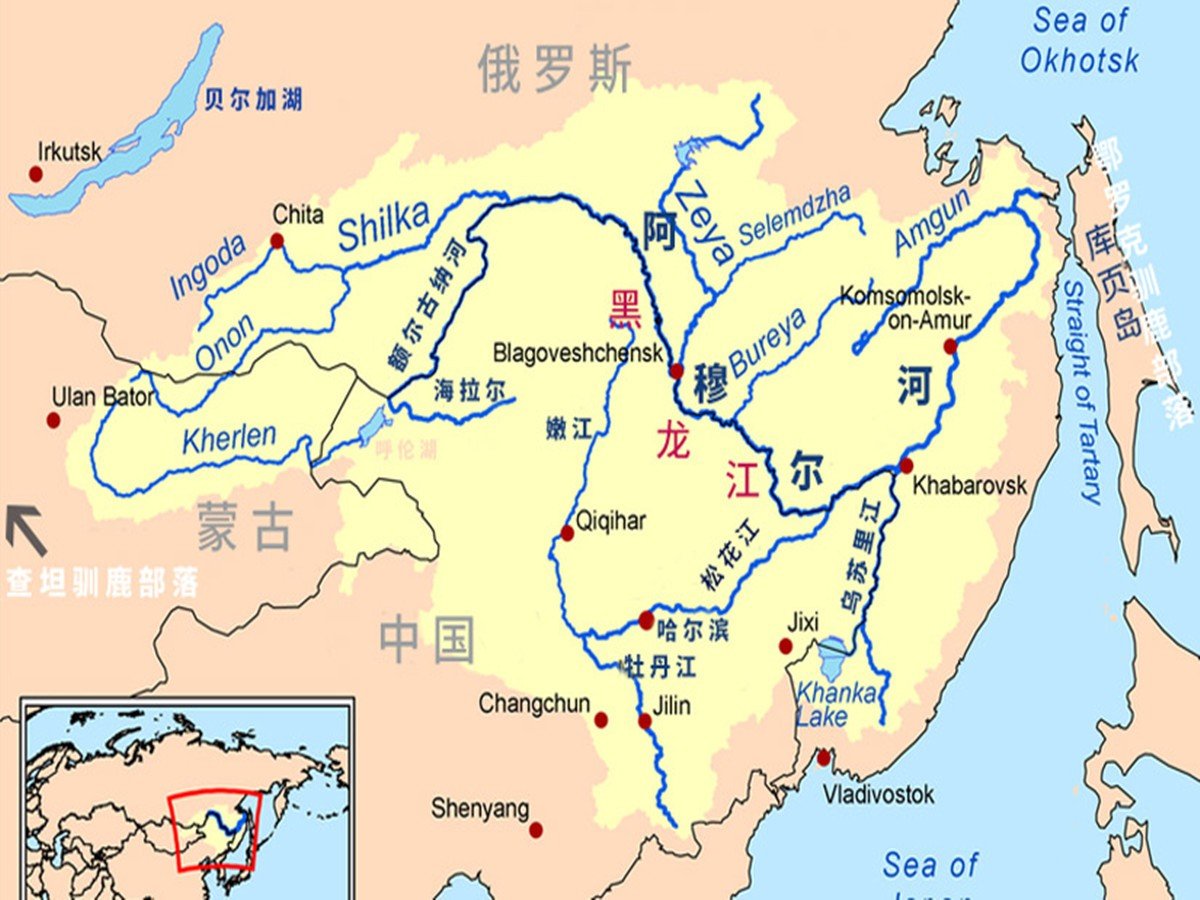 中国最长的三条河