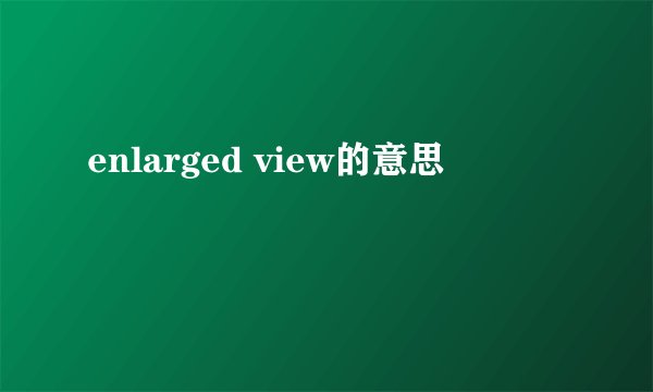enlarged view的意思