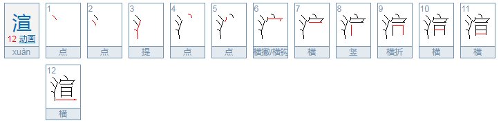 渲怎么读？拼音