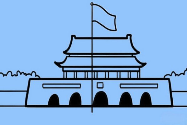 天安城门国旗每天几点升