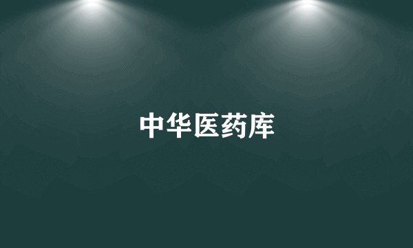 中华医药库