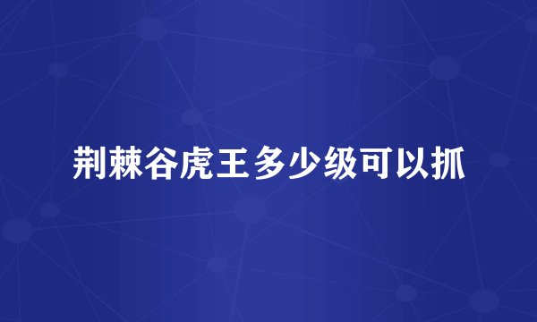 荆棘谷虎王多少级可以抓