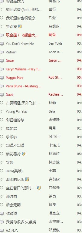 不知道听什么歌了,推荐一些你们喜欢的歌曲吧!