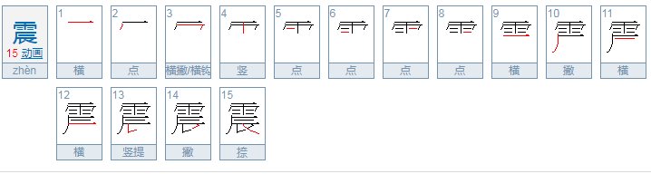 震字的汉语拼音怎样拼