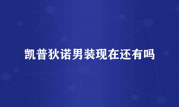 凯普狄诺男装现在还有吗