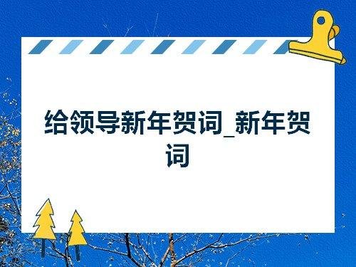 新年热词