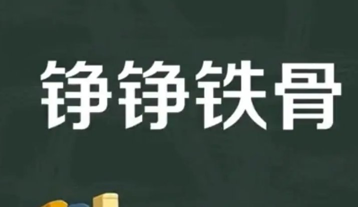 铁骨铮铮的意思