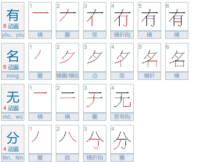 有名无分是什么意思？