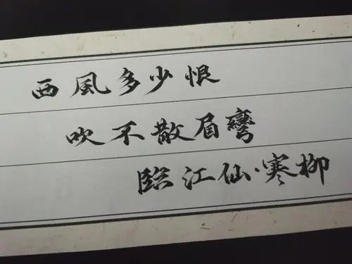 西风多少恨,吹不散眉弯