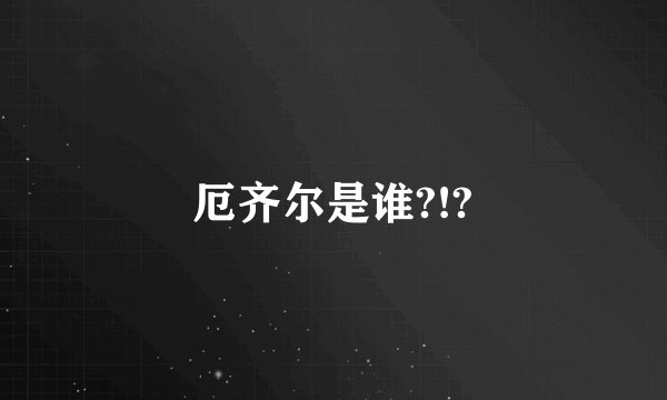 厄齐尔是谁?!?
