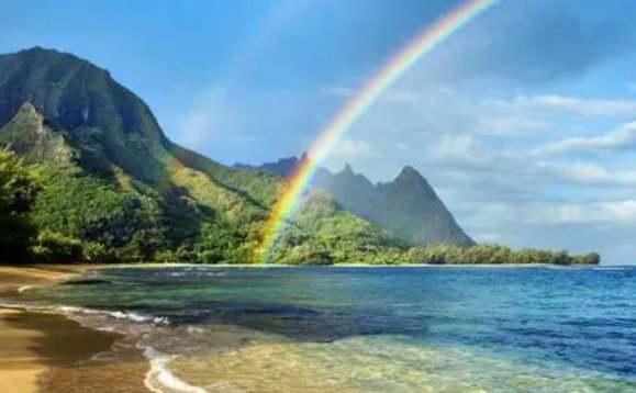 彩虹最上面的一条是什么颜色？