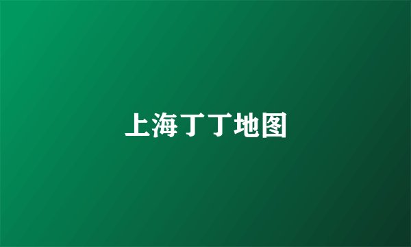 上海丁丁地图