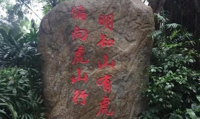 明知山有虎 偏向虎山行是什么意思