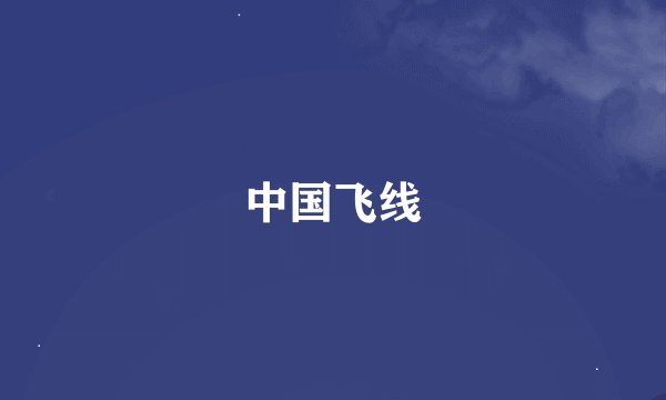 中国飞线