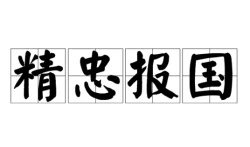 精忠报国的造句子
