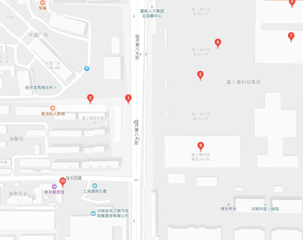 郑州的富士康在具体位置在哪里？