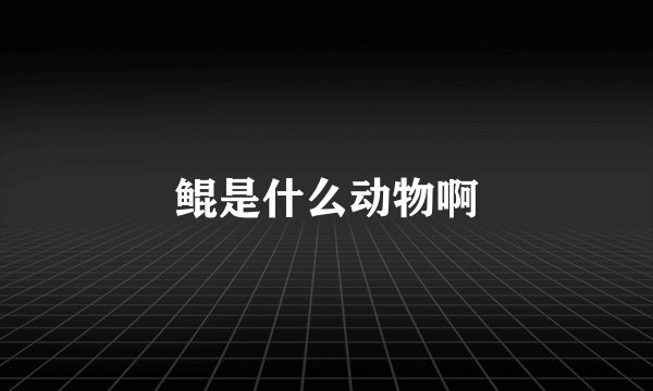 鲲是什么动物啊