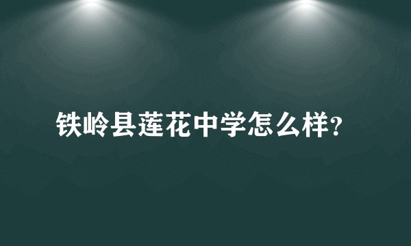 铁岭县莲花中学怎么样？