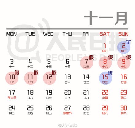 APEC峰会。几月几号放假几天啊。只有北京才放假吗？