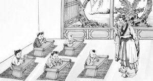 对联。上联：莘莘学子，苦十年寒窗。下联：？