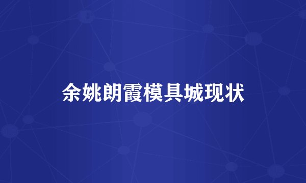 余姚朗霞模具城现状