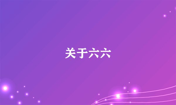 关于六六