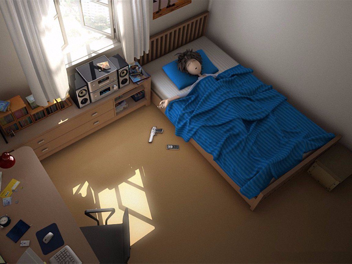 求韩国闹钟高清电脑桌面壁纸 分辨率 1152×864